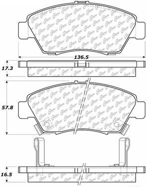 Disc Brake Pad Set CE 105.06210