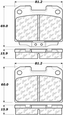 Disc Brake Pad Set CE 105.06310