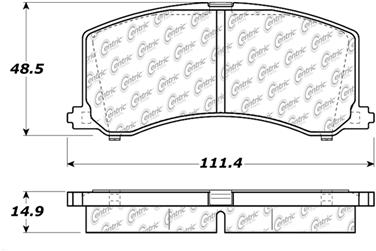 Disc Brake Pad Set CE 105.06770