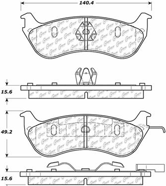 Disc Brake Pad Set CE 105.06900