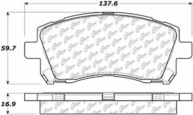 Disc Brake Pad Set CE 105.07210