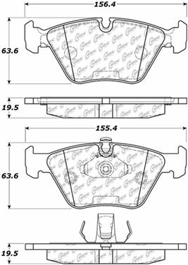 Disc Brake Pad Set CE 105.07250