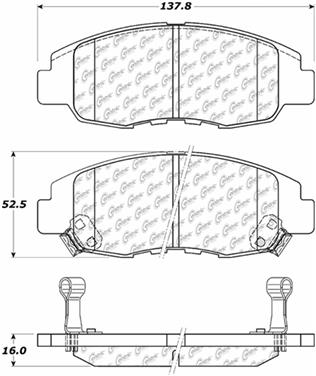 Disc Brake Pad Set CE 105.07641