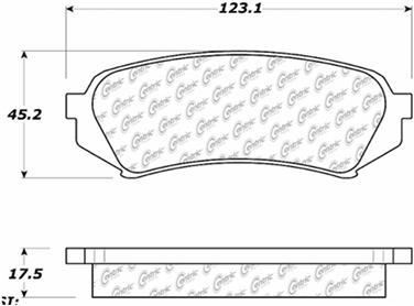 Disc Brake Pad Set CE 105.07730