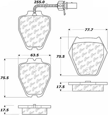 Disc Brake Pad Set CE 105.08390