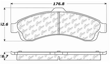 Disc Brake Pad Set CE 105.08820