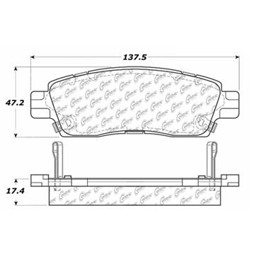 Disc Brake Pad Set CE 105.08830