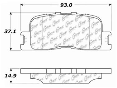 Disc Brake Pad Set CE 105.08850