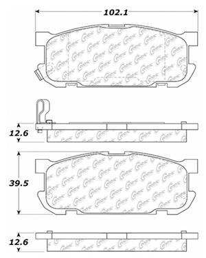 Disc Brake Pad Set CE 105.08910