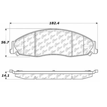 Disc Brake Pad Set CE 105.09210