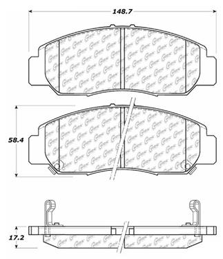 Disc Brake Pad Set CE 105.09590