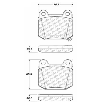 Disc Brake Pad Set CE 105.09610