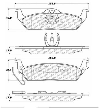 Disc Brake Pad Set CE 105.10120