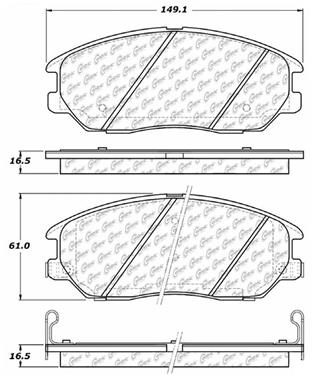 Disc Brake Pad Set CE 105.10130