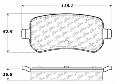 Disc Brake Pad Set CE 105.10210