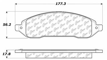 Disc Brake Pad Set CE 105.10220