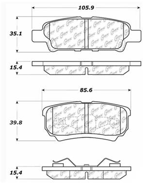 Disc Brake Pad Set CE 105.10370