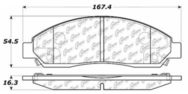 Disc Brake Pad Set CE 105.10390