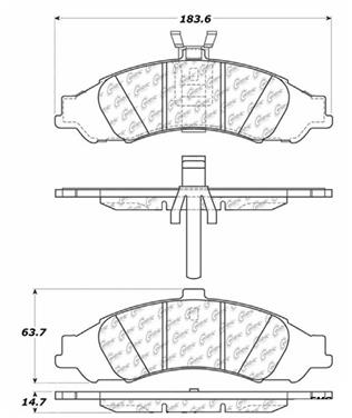 Disc Brake Pad Set CE 105.10430