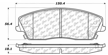 Disc Brake Pad Set CE 105.10560