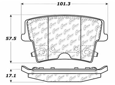 Disc Brake Pad Set CE 105.10570