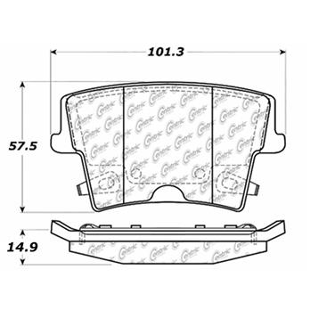 Disc Brake Pad Set CE 105.10571