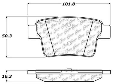 Disc Brake Pad Set CE 105.10710