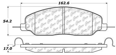 Disc Brake Pad Set CE 105.10810