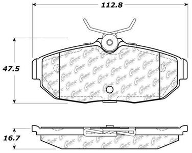 Disc Brake Pad Set CE 105.10820