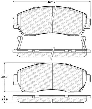 Disc Brake Pad Set CE 105.10890