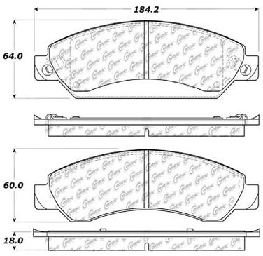 Disc Brake Pad Set CE 105.10920