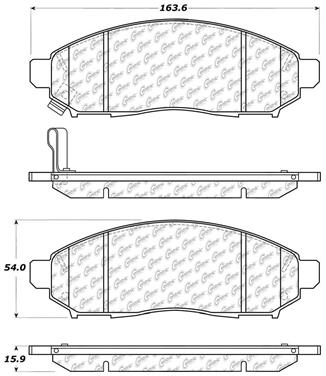 Disc Brake Pad Set CE 105.10940