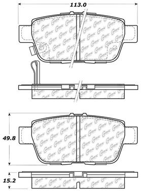 Disc Brake Pad Set CE 105.11030