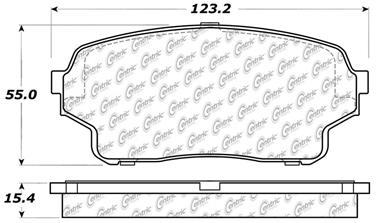 Disc Brake Pad Set CE 105.11050