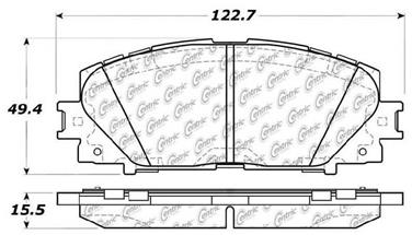 Disc Brake Pad Set CE 105.11841