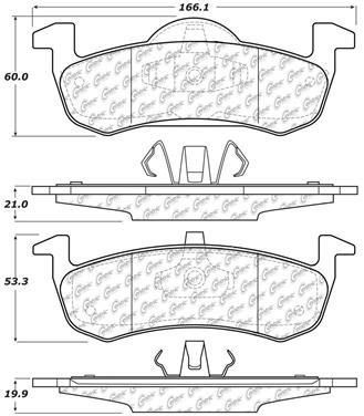 Disc Brake Pad Set CE 105.12790