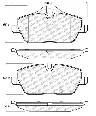 Disc Brake Pad Set CE 105.13082