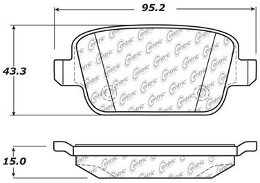 Disc Brake Pad Set CE 105.13140