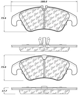 Disc Brake Pad Set CE 105.13220