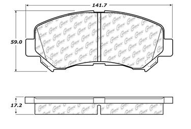 Disc Brake Pad Set CE 105.13380