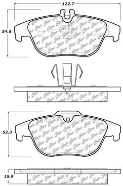 Disc Brake Pad Set CE 105.13410