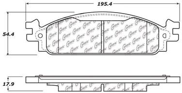 Disc Brake Pad Set CE 105.13760