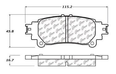 Disc Brake Pad Set CE 105.13911