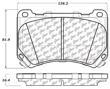 Disc Brake Pad Set CE 105.13960