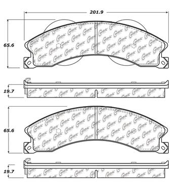 Disc Brake Pad Set CE 105.14110