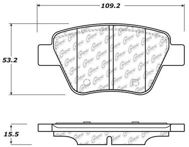 Disc Brake Pad Set CE 105.14560