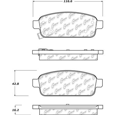 Disc Brake Pad Set CE 105.14680