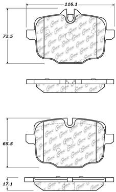 Disc Brake Pad Set CE 105.14690