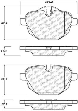 Disc Brake Pad Set CE 105.14730