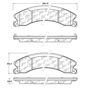 Disc Brake Pad Set CE 105.15650